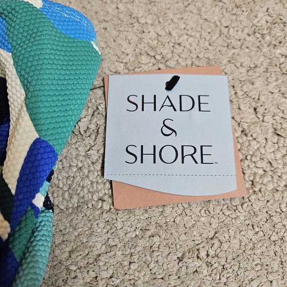 Shade & Shore Textured Tropical One-Piece Swimsuit – Size XS (0–2) | NWT - Picture 7 of 11